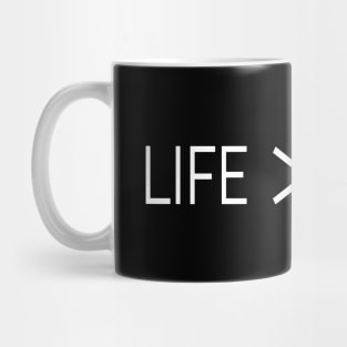 Vegan Philosophy: Life > Taste Mug